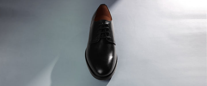 Blucher One Stud handmade men’s pure leather shoes, studded sole, durable luxury footwear