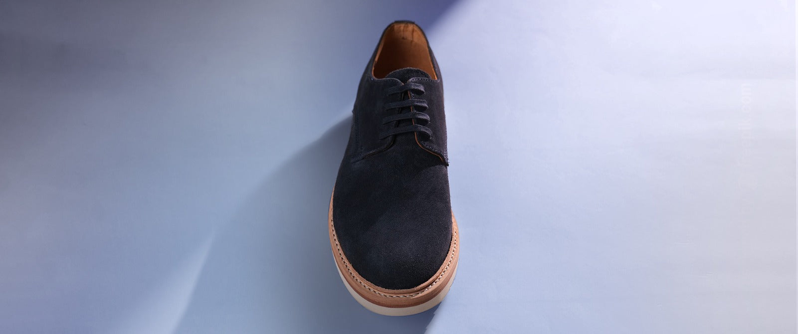 Blucher One Suede handmade men’s shoes, pure suede leather, luxury footwear for professionals